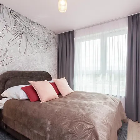Apartman Apartly- Riverside & Balkon, Widok Szczecin