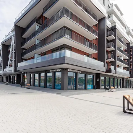 Apartly- Riverside & Balkon, Widok